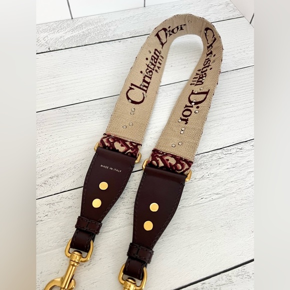Christian Dior Oblique Shoulder Bag Strap With Ring - Picture 8 of 9